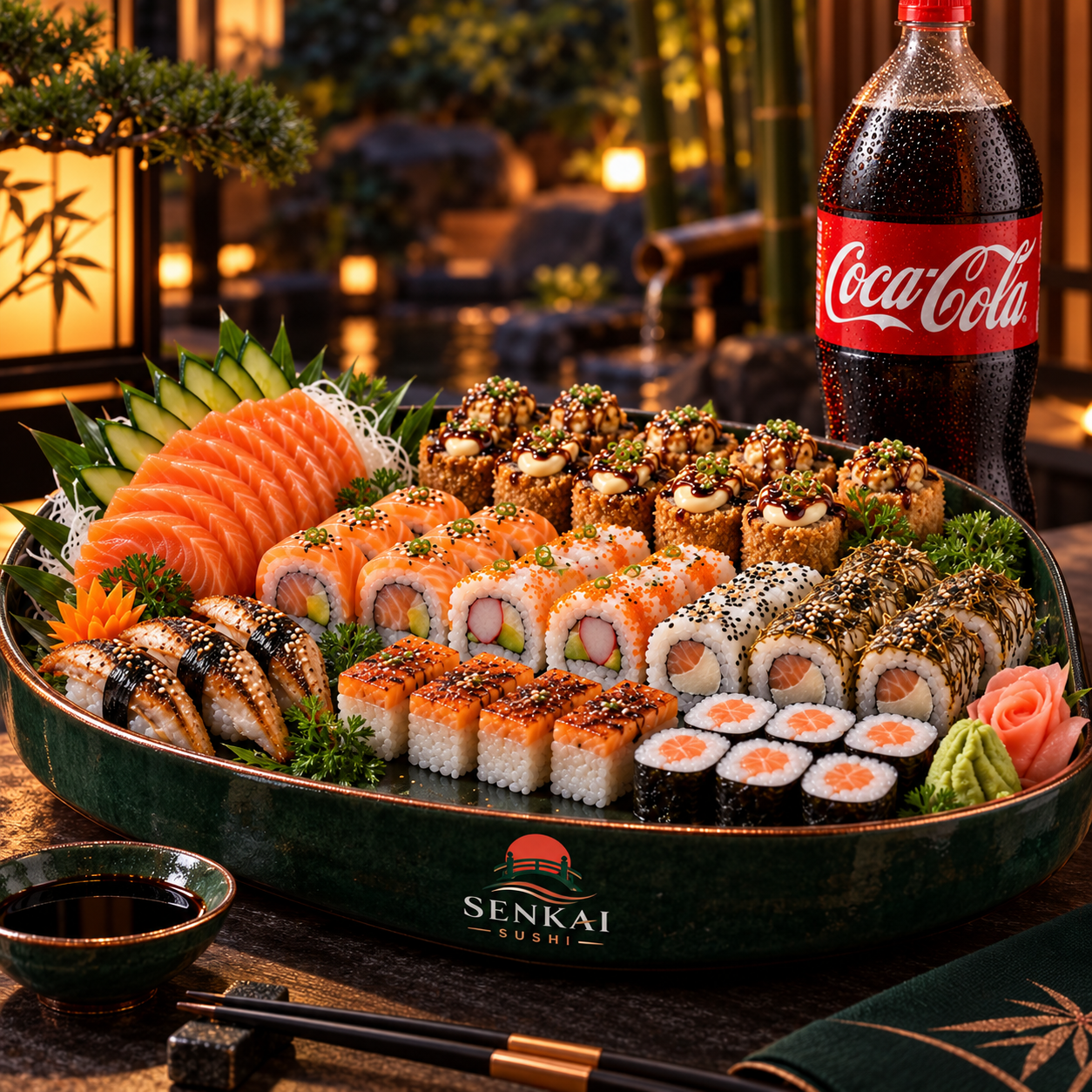 Festival Akebono — 68 Peças + Coca-Cola 2L